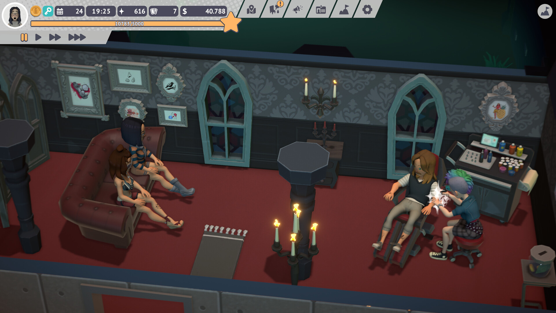 Tattoo Tycoon gameplay screenshot 1