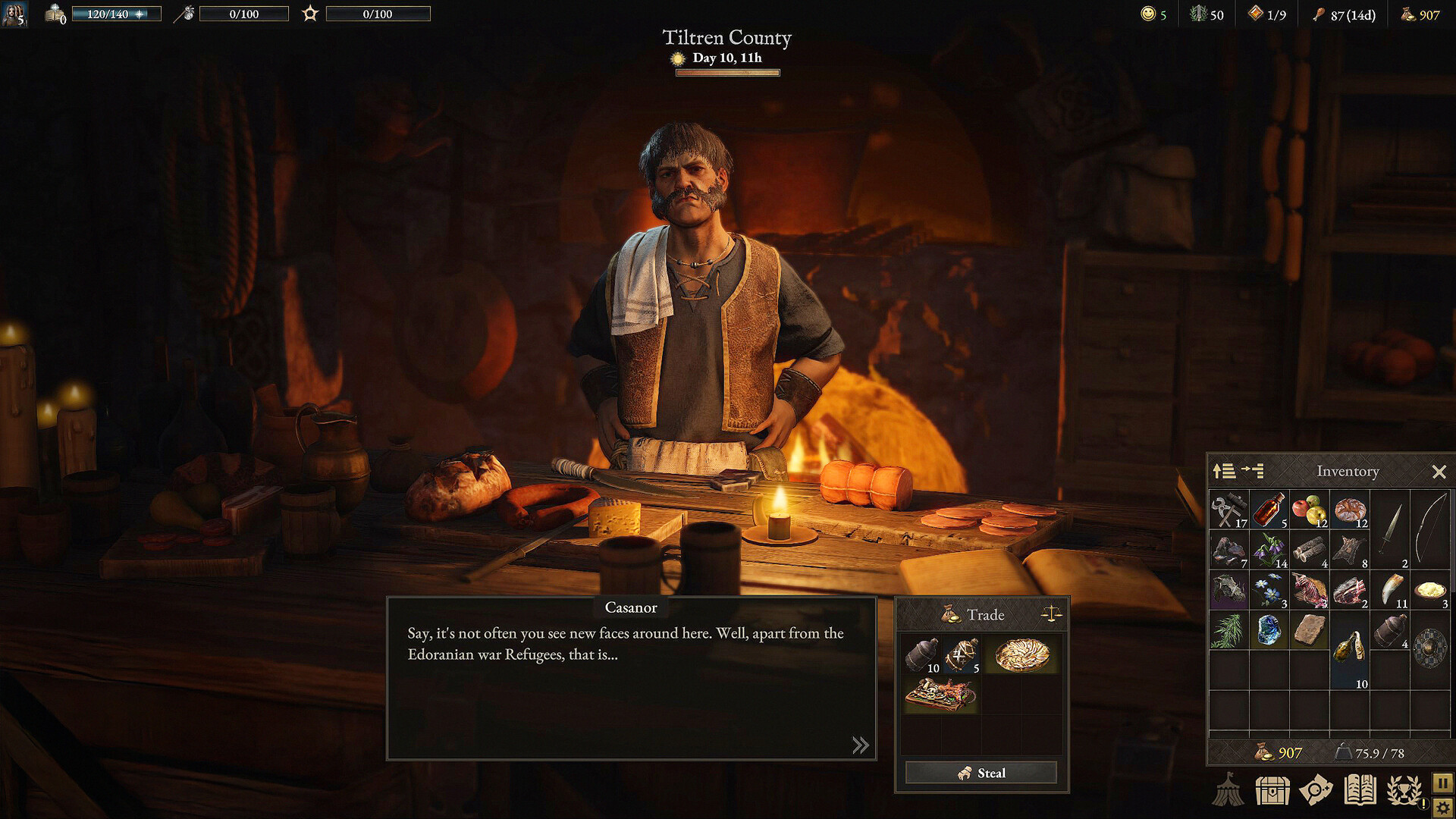 Wartales gameplay screenshot 1