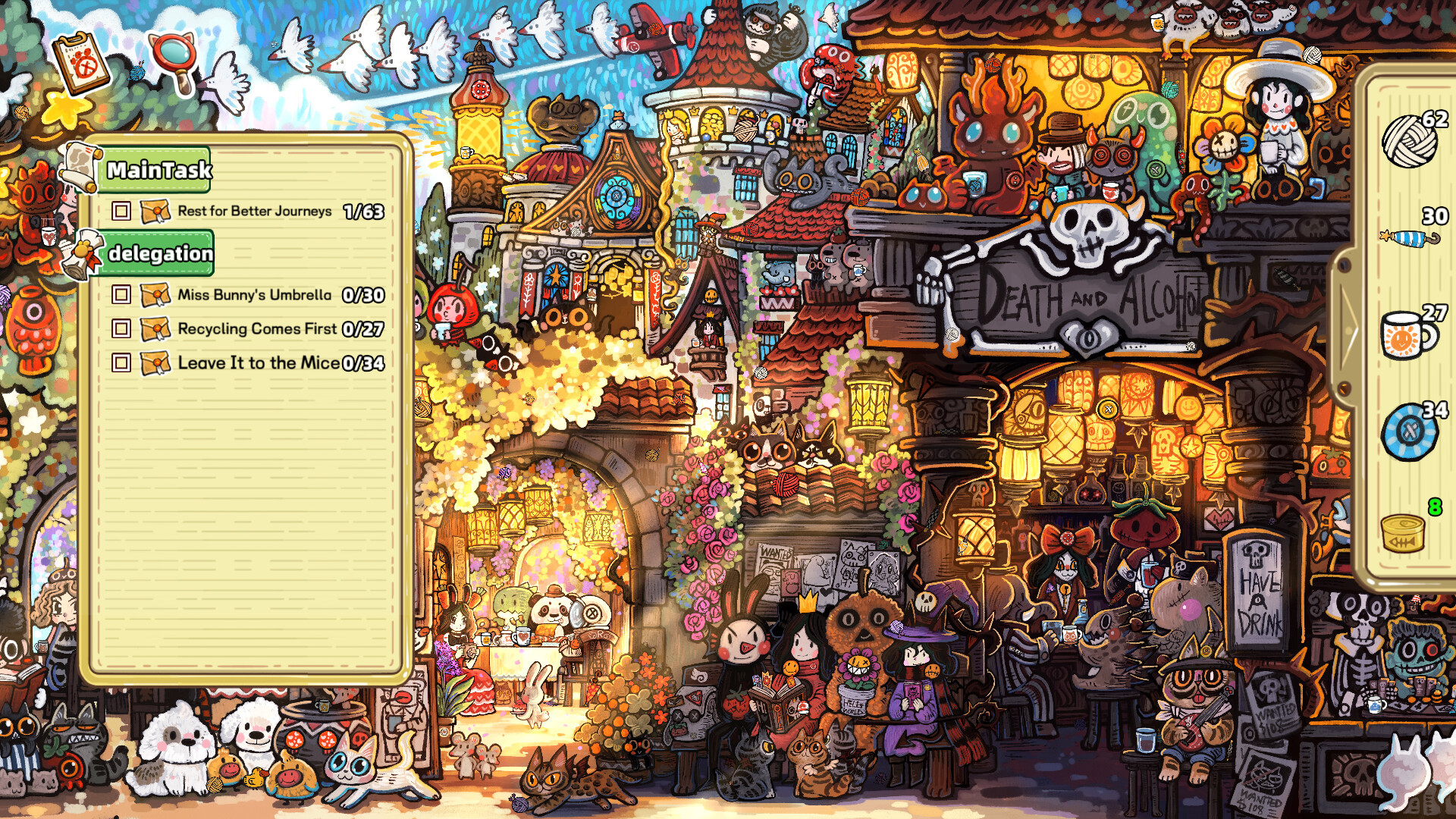 Whisker Wanderlust: The Wondrous Journey gameplay screenshot 2