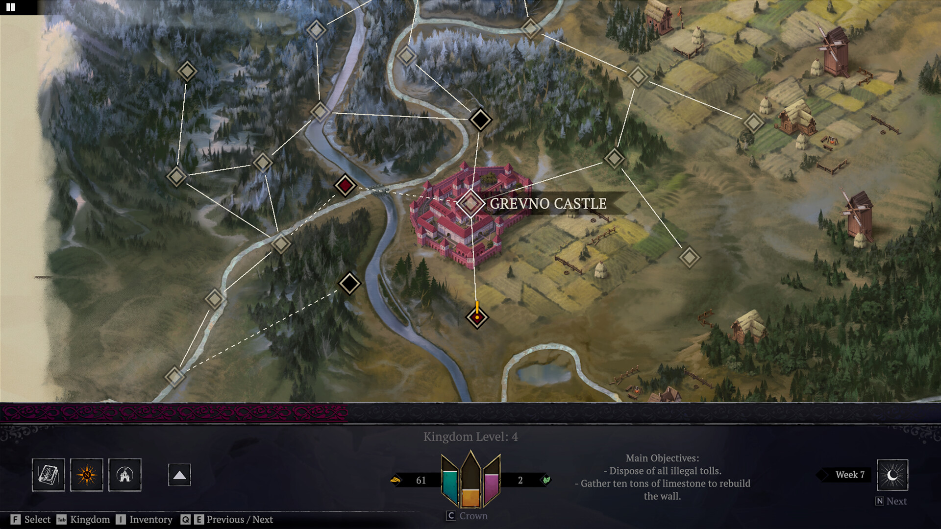 Yes, Your Grace 2: Snowfall gameplay screenshot 2