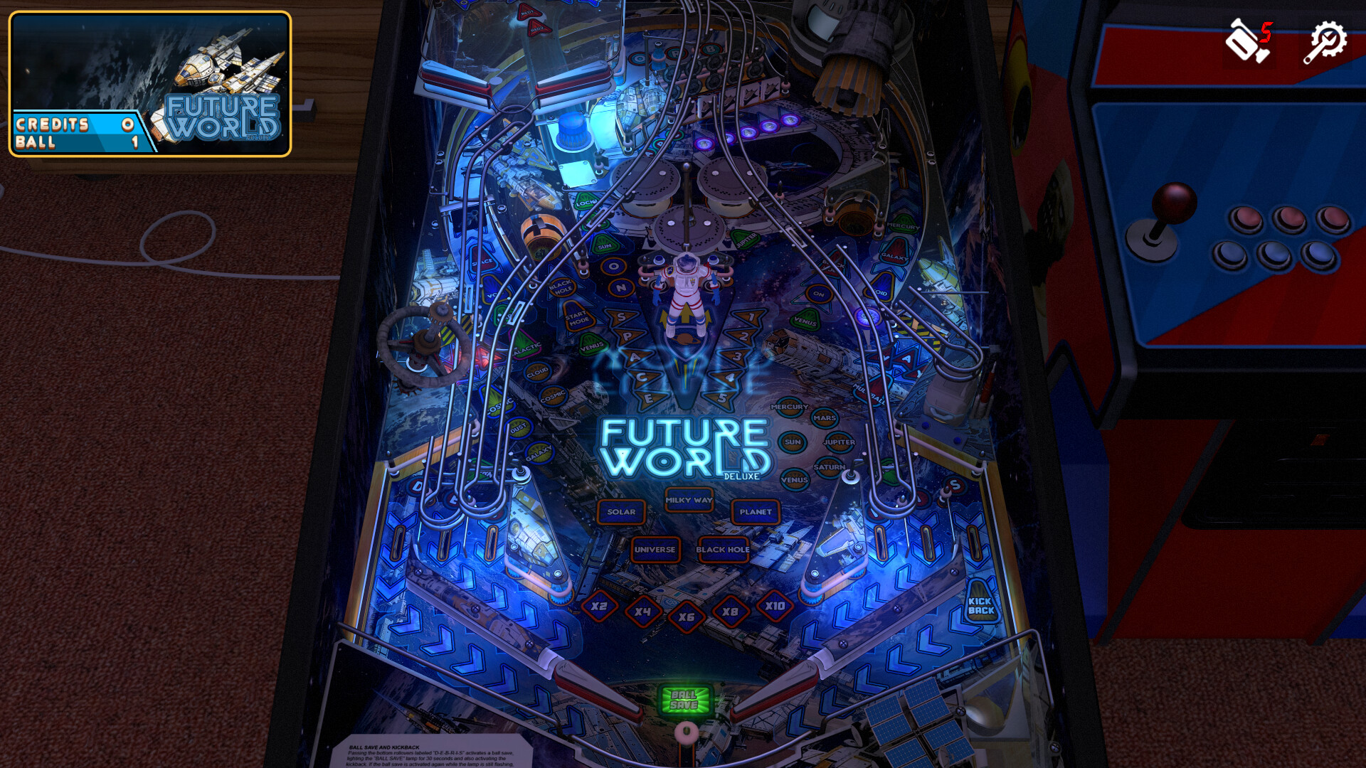 Zaccaria Pinball gameplay screenshot 1